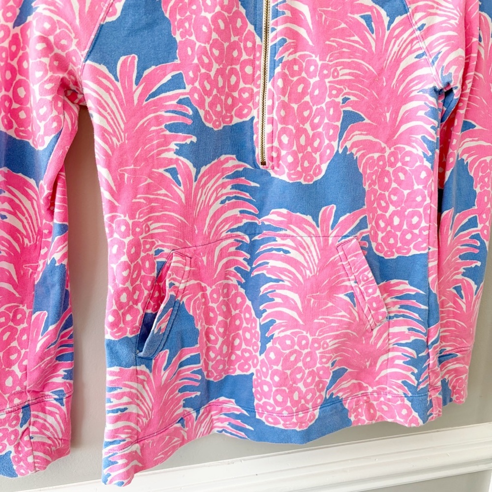 Lilly Pulitzer Skipper Popover Quarter Zip Pullover Treasure Trove UPF 50+ XXS - Picture 3 of 10